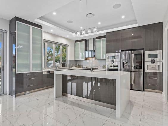 Popular kitchen flooring 2023 ceramic tiles