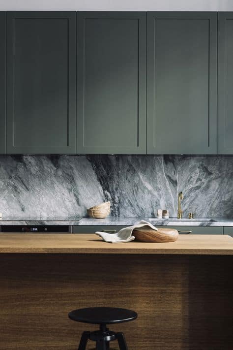 Small kitchen interior trends 2021 Natural Materials