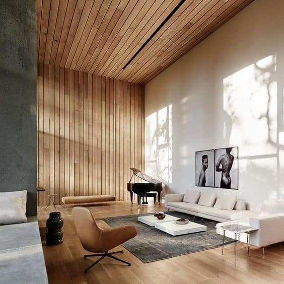Wood Panel Ceiling Design 2023